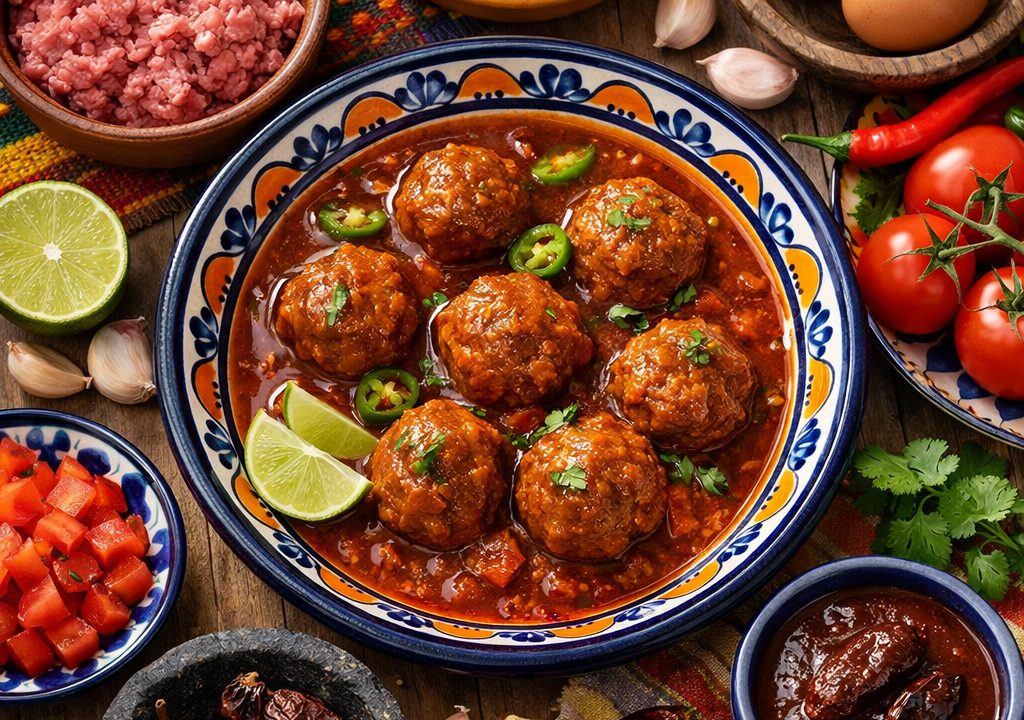 Albóndigas al chipotle