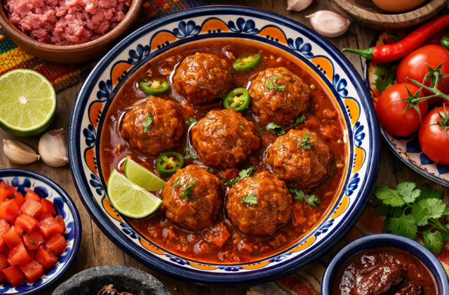 Albóndigas al chipotle
