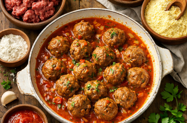 Albóndigas en salsa venezolanas