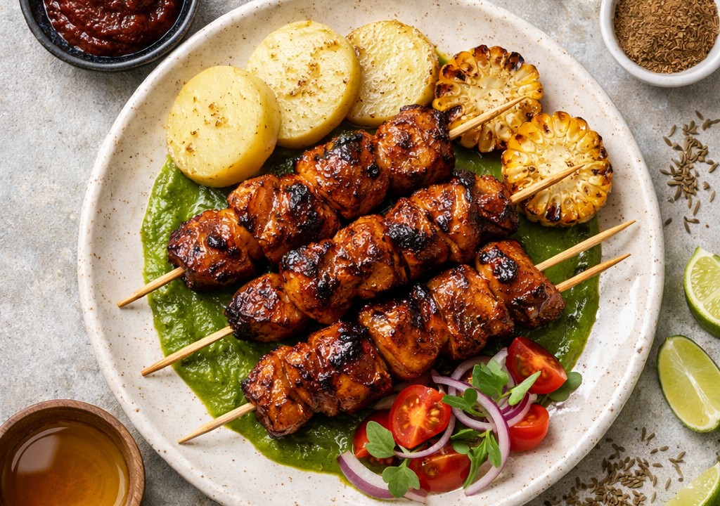 Anticuchos de pollo