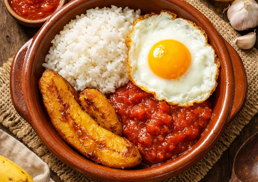 Arroz a la cubana