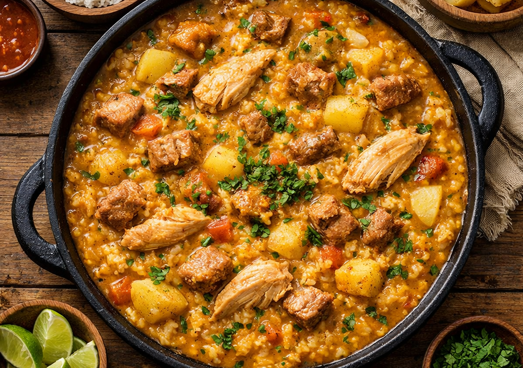 Arroz atollado