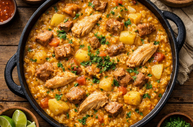 Arroz atollado