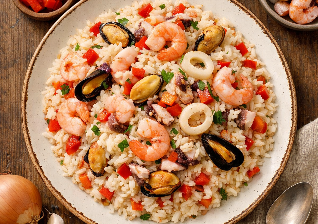 Arroz con mariscos