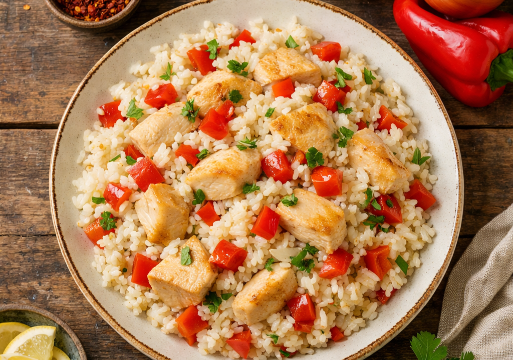 Arroz con pollo chileno