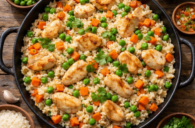Arroz con pollo colombiano