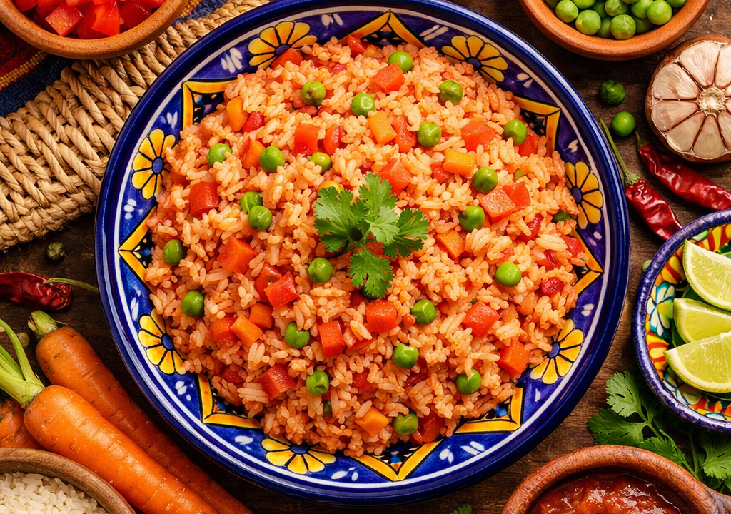Arroz rojo mexicano