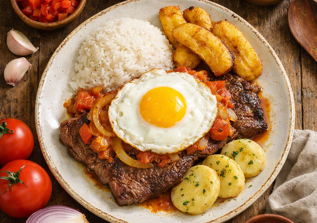 Bistec a caballo