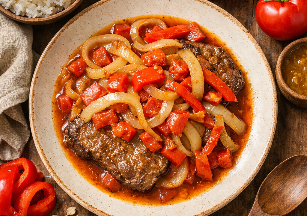 Bistec a la criolla