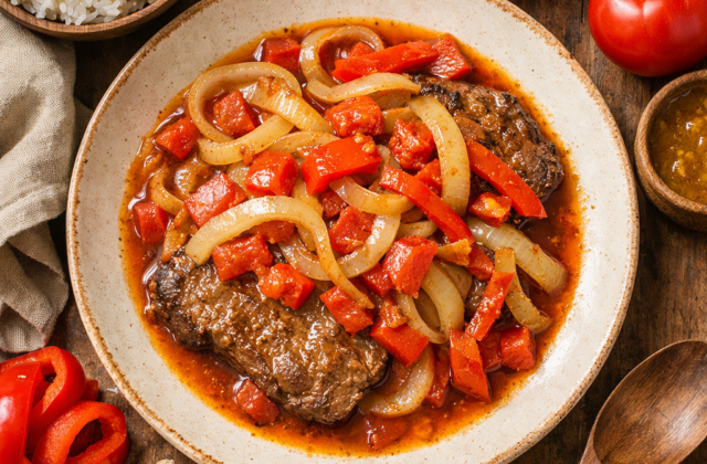 Bistec a la criolla