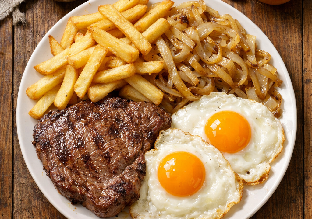 Bistec a lo pobre