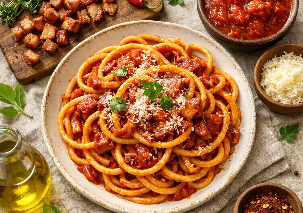 Bucatini all’amatriciana