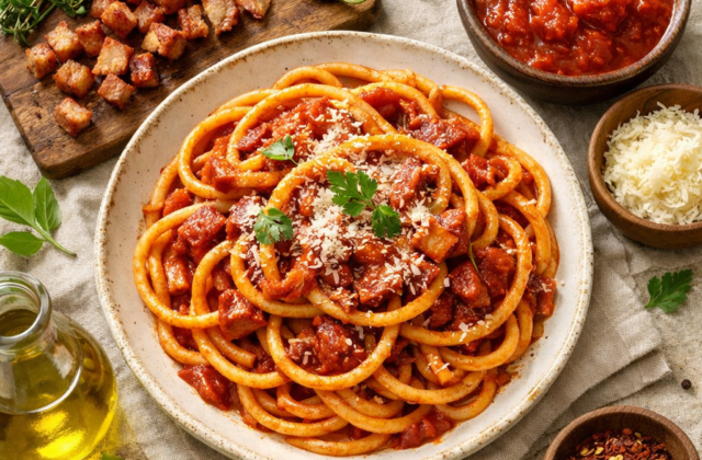 Bucatini all’amatriciana