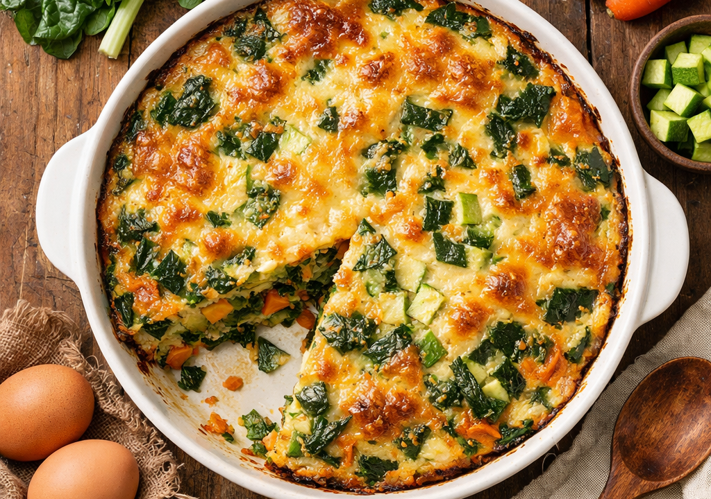 Budín de verduras