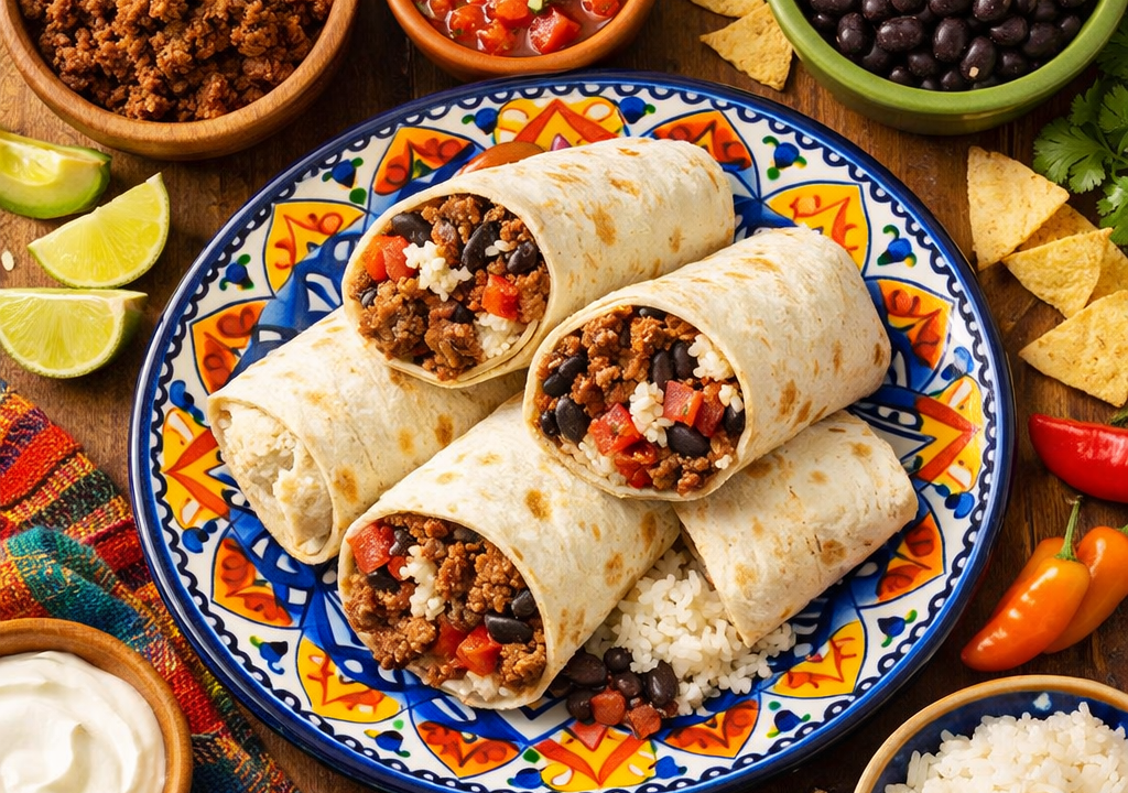 Burritos de carne