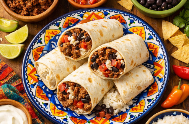 Burritos de carne