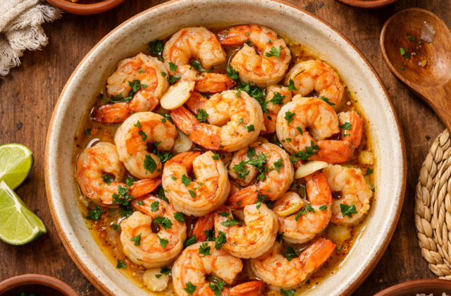 Camarones al ajillo