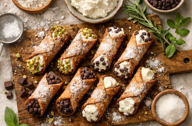 Cannoli sicilianos