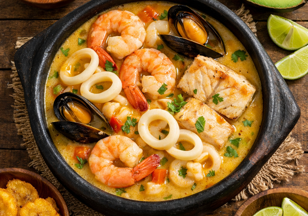 Cazuela de mariscos