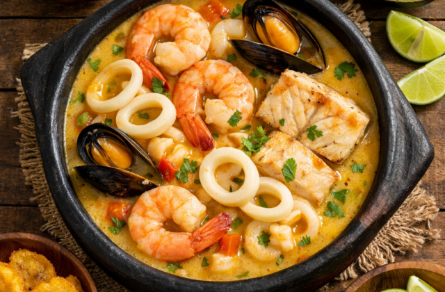 Cazuela de mariscos
