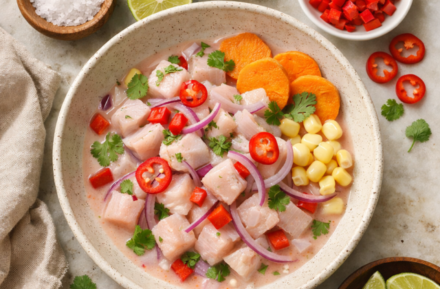 Ceviche de pescado