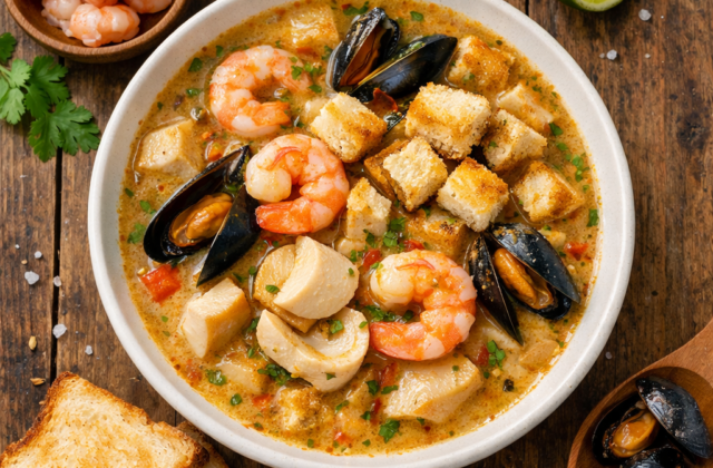 Chupe de mariscos