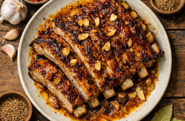 Costillar al horno