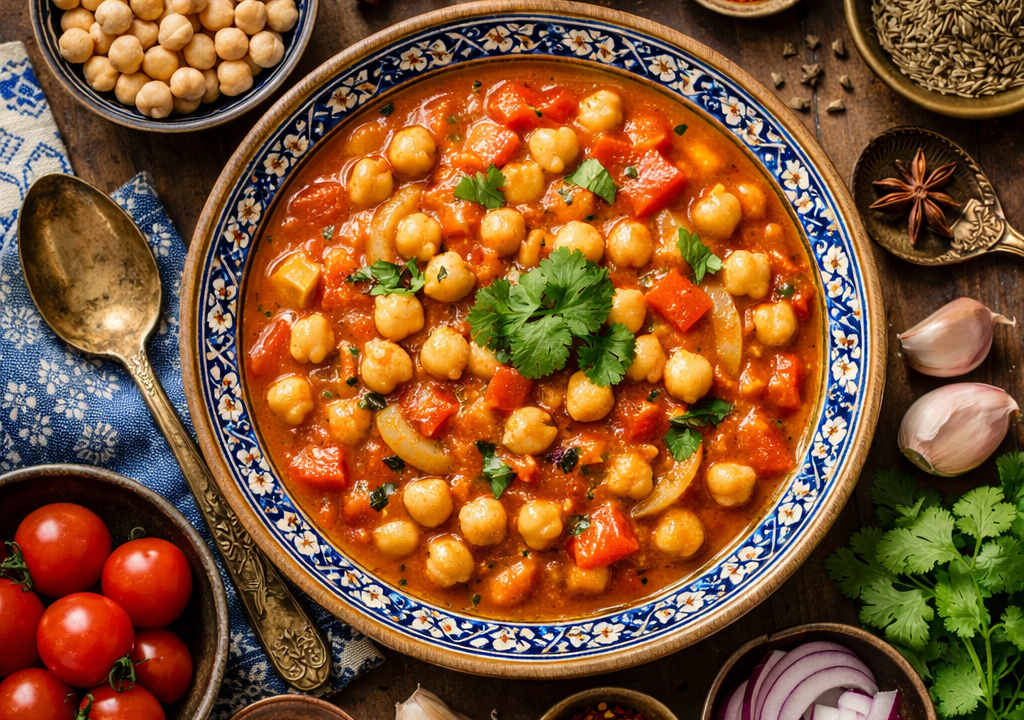 Curry de garbanzos