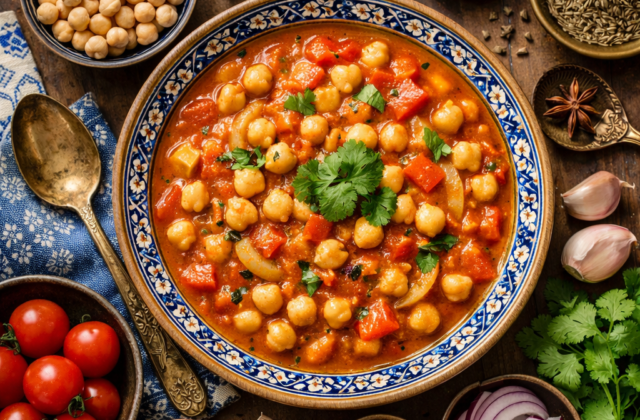 Curry de garbanzos