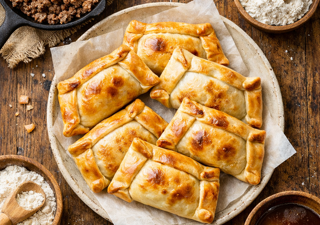 Empanadas de pino al horno