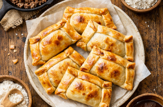 Empanadas de pino al horno