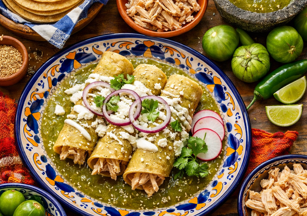 Enchiladas verdes