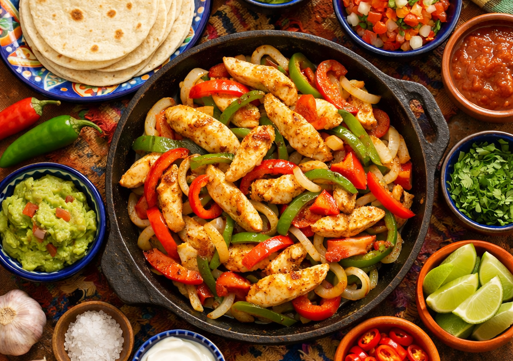 Fajitas de pollo