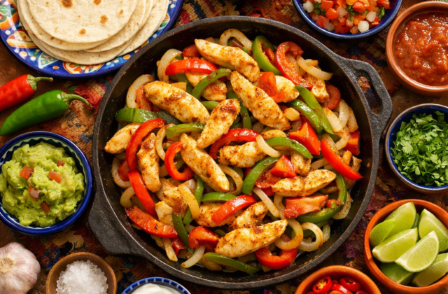 Fajitas de pollo