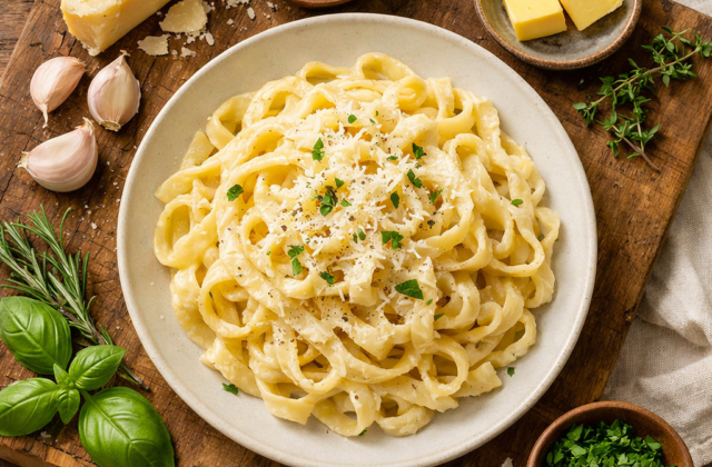 Fettuccine alfredo