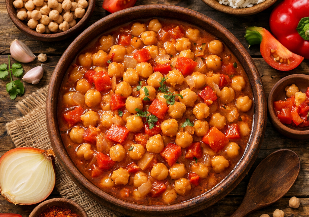 Garbanzos guisados colombianos