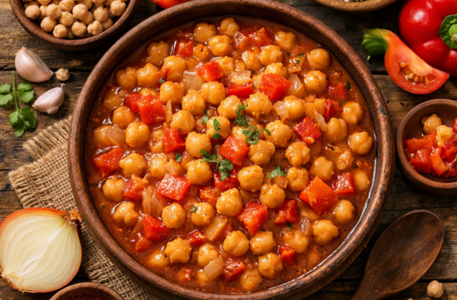 Garbanzos guisados colombianos