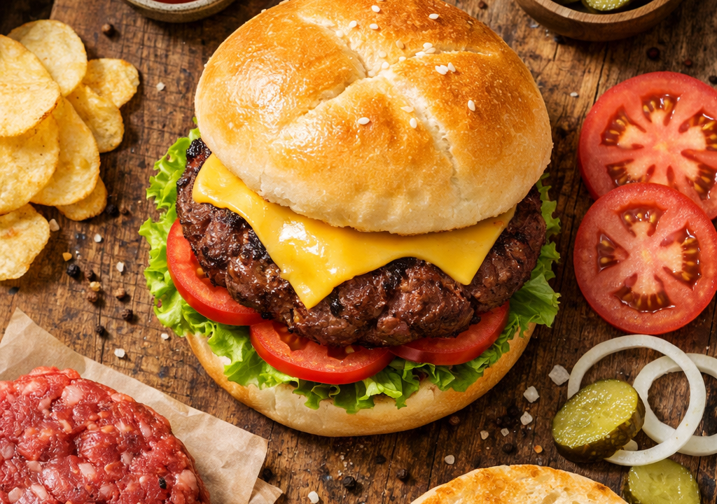 Hamburguesa casera