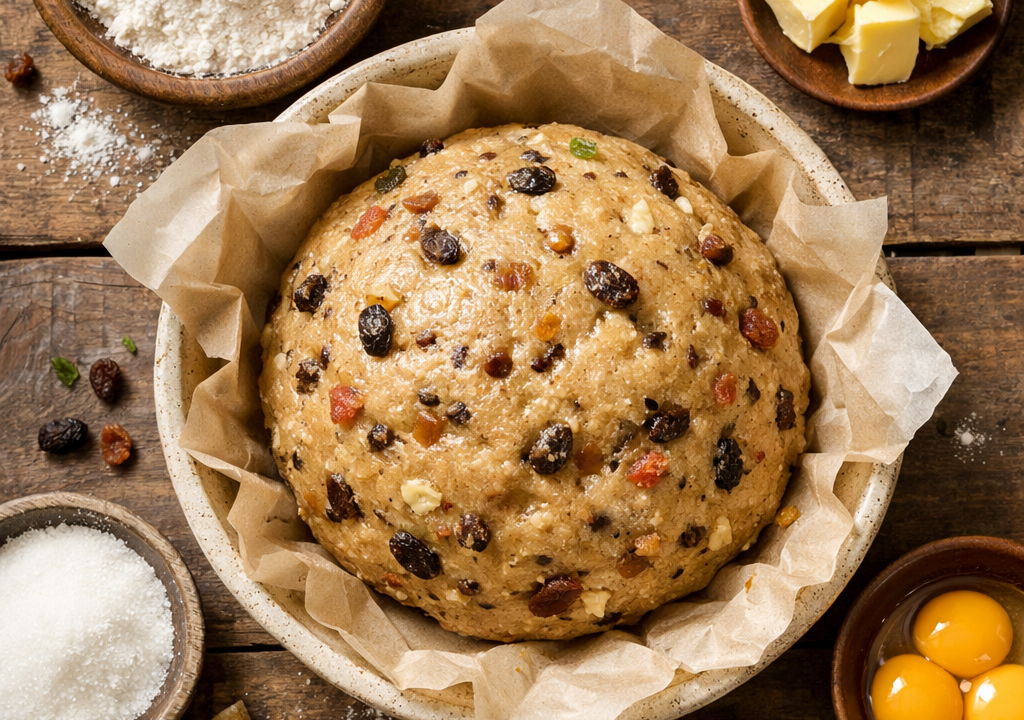 Masa de pan de pascua