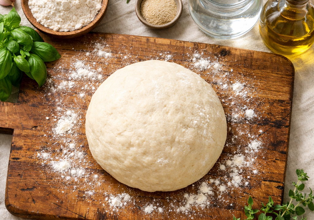 Masa de pizza casera