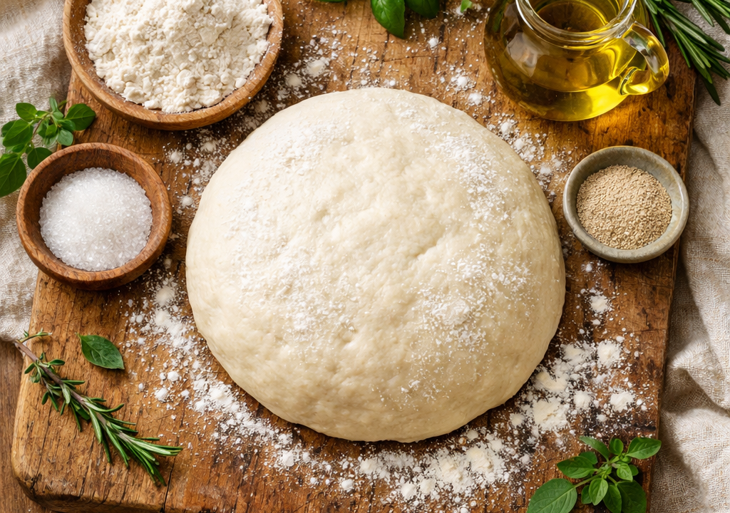 Masa para pizza al molde