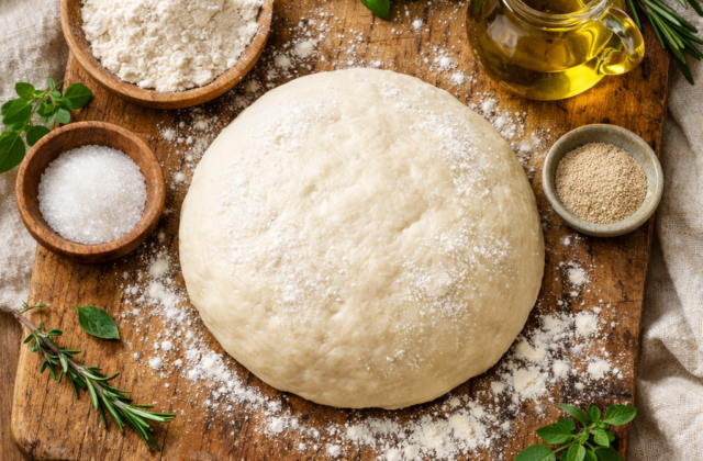 Masa para pizza al molde