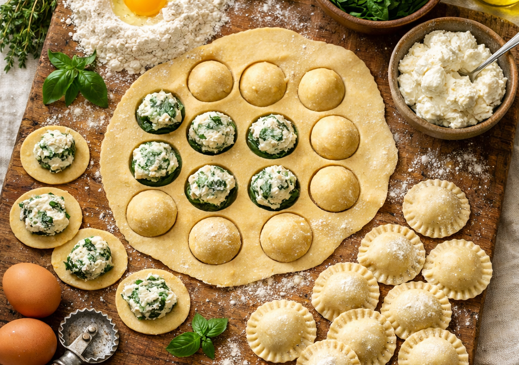 Masa para ravioles