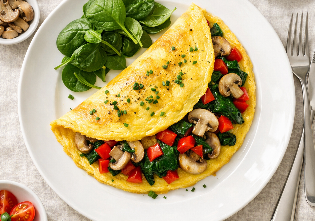 Omelette de verduras