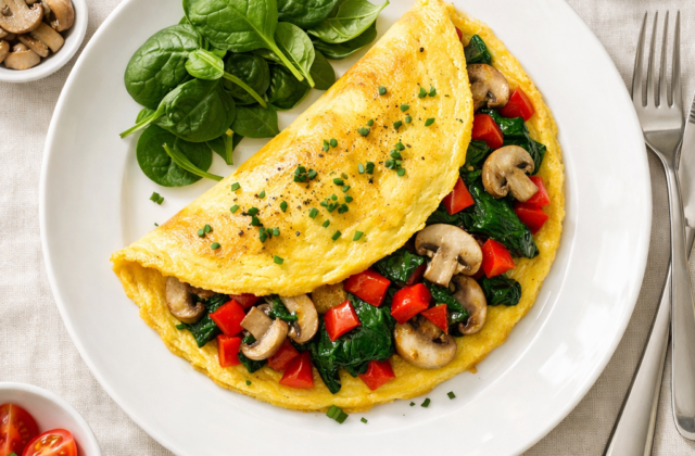 Omelette de verduras