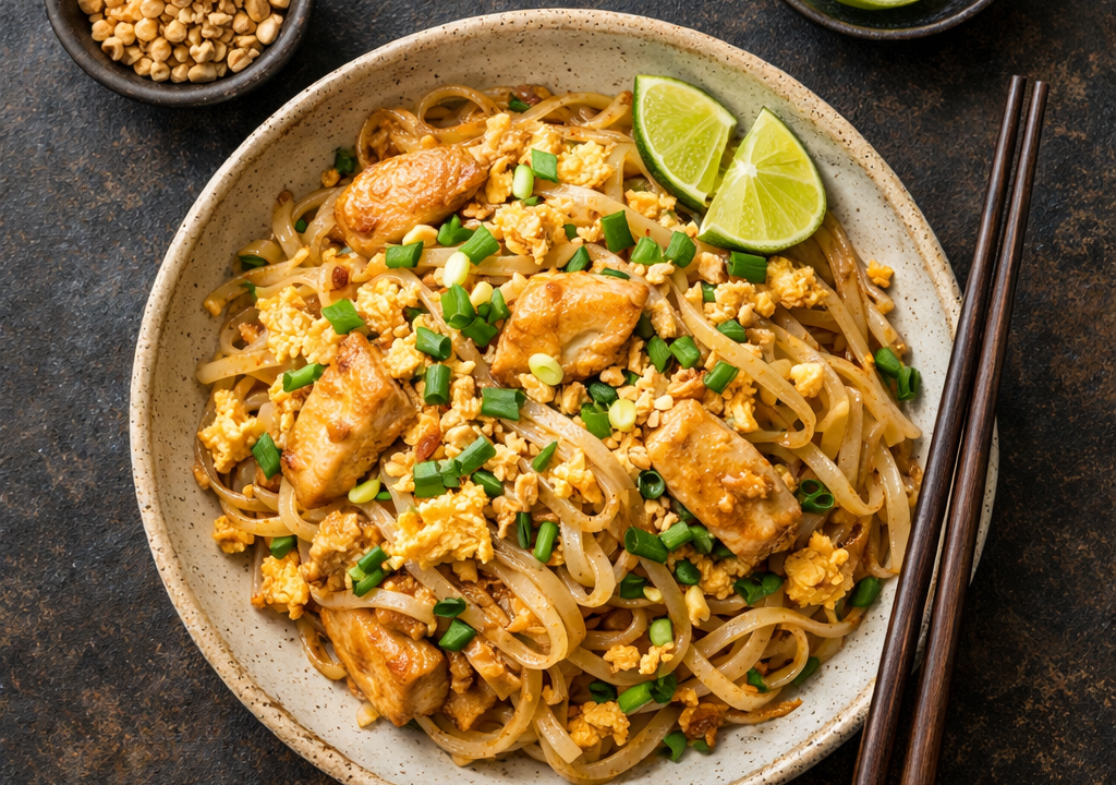 Pad Thai de pollo