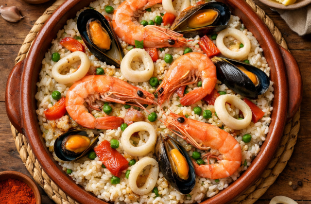 Paella de mariscos