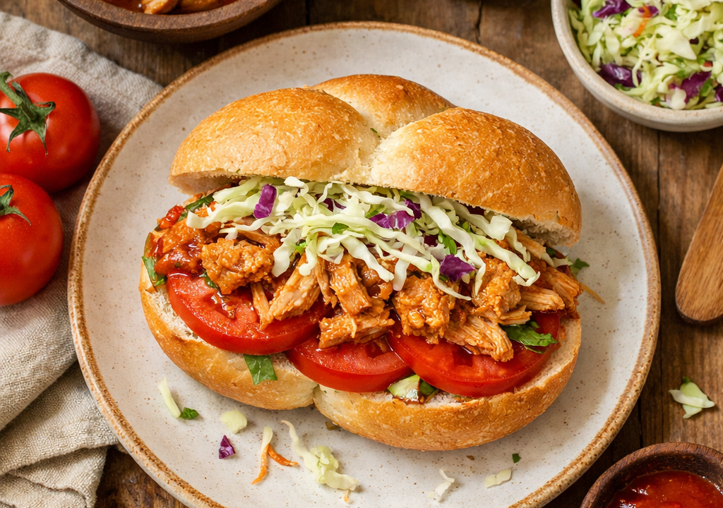 Pan con pollo