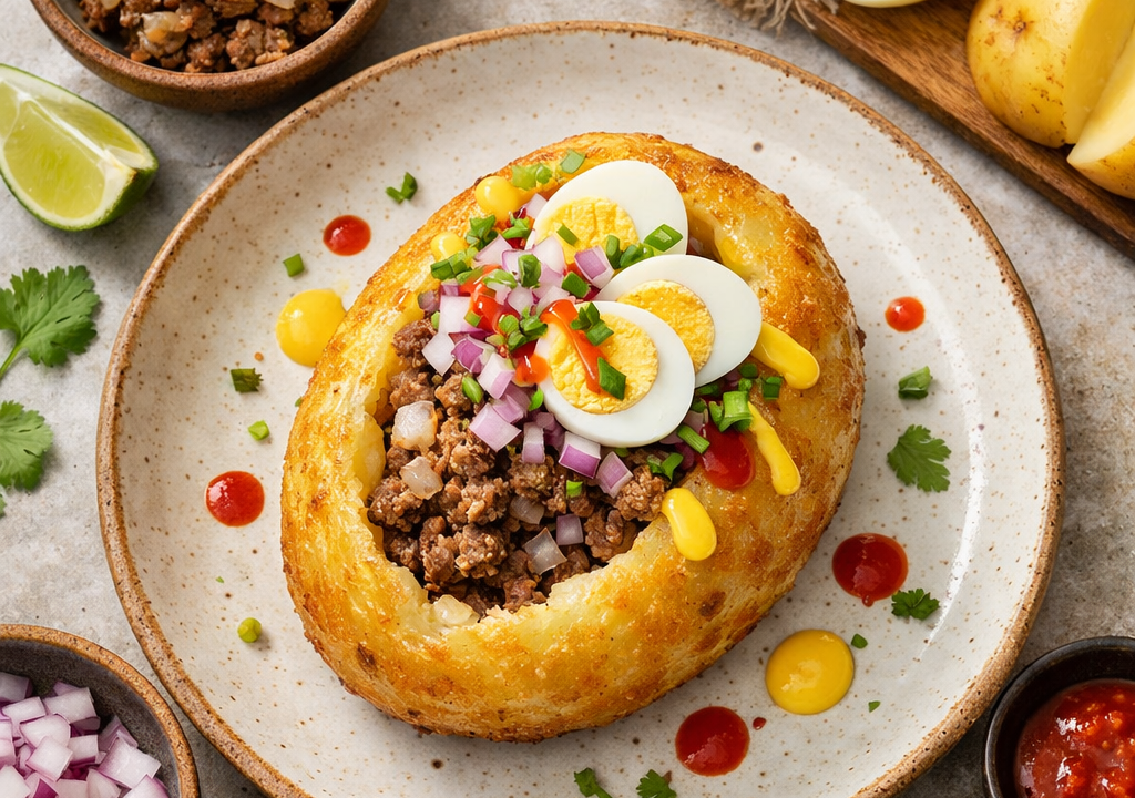 Papa rellena peruana