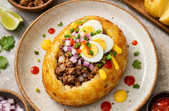Papa rellena peruana
